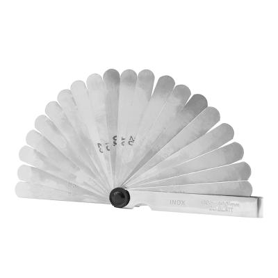 Søgerblade 0,05-1,00 mm (20 blade) 100 mm (INOX) med cylindrisk afrunding og 10 mm bredde